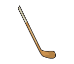 Righty Wooden Hockey Stick