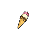 Triple Scoop Ice Cream Cone