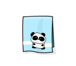 Plush Panda Bath Towel