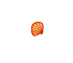 Tangerine Clam Shell