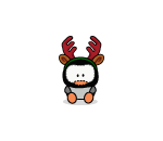 Reindeer Penguin Plushie