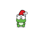 Santa Frog Plushie