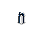 White and Blue Box
