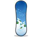 Blue Snowboard