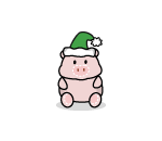 XL Pig Holiday Plushie