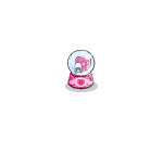 Pink Snow Globe