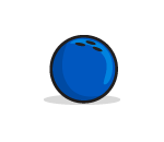 Blue Bowling Ball
