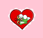 Jumbo Frog Valentine