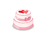 Two-tiered Lovers Cake