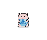 Valentine Pig Plushie