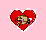 Jumbo Monkey Valentine