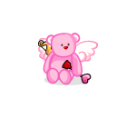 Pink Cupid Bear