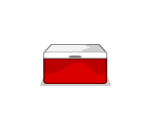 Red RubberPet Cooler