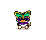 Tiger Mardi Gras Plushie