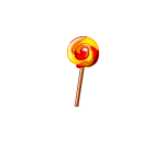 Orange Swirl Lolly