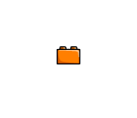 Small Orange Petgo Block