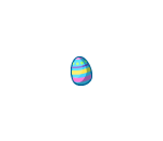 Colorful Blue Egg