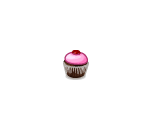 Pink Frosted Cupcake