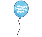 Worlds Greatest Mom Balloon