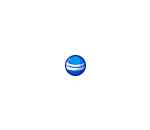 Blue Croquet Ball