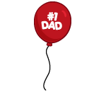 #1 Dad Balloon