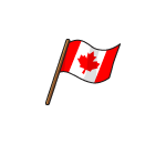 Mini Canadian Flag