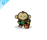 Monkey Gardener Plushie