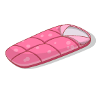 Pink Polka Dot Sleeping Bag