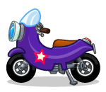 Purple StarPet Scooter