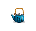 Turquoise Japanese Teapot