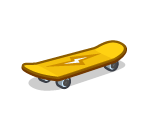 Younkers Yellow Skateboard