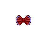 Red Pleated Bowtie