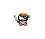 Pirate Penguin Plushie