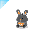 Polka-dot Halloween Bunny