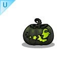 Ghostly Green Chicken Pumpkin