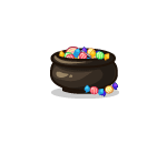 Candy-Filled Cauldron