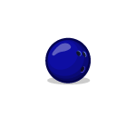 Spiffy Blue Bowling Ball