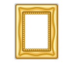 Luxurious Golden Frame