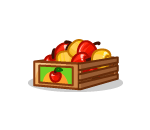 Crate of Autumn Apples