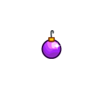 Christmasy Purple Ornament