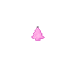 Pink Tree Ornament