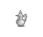 Silvery Christmas Kettle