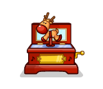 Reindeer Music Box