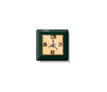 Forest Green Clock