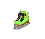 Green Ice Skates