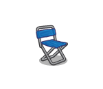 Blue Tailgating Folding Chair