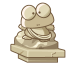 Grecian Frog Statue
