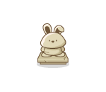 Mini Bunny Statue