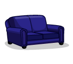 Blue Comfy Couch