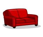 Red Comfy Couch